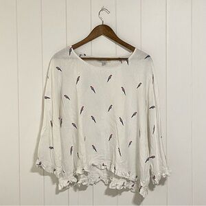 C&c California linen blend oversized top size L/XL